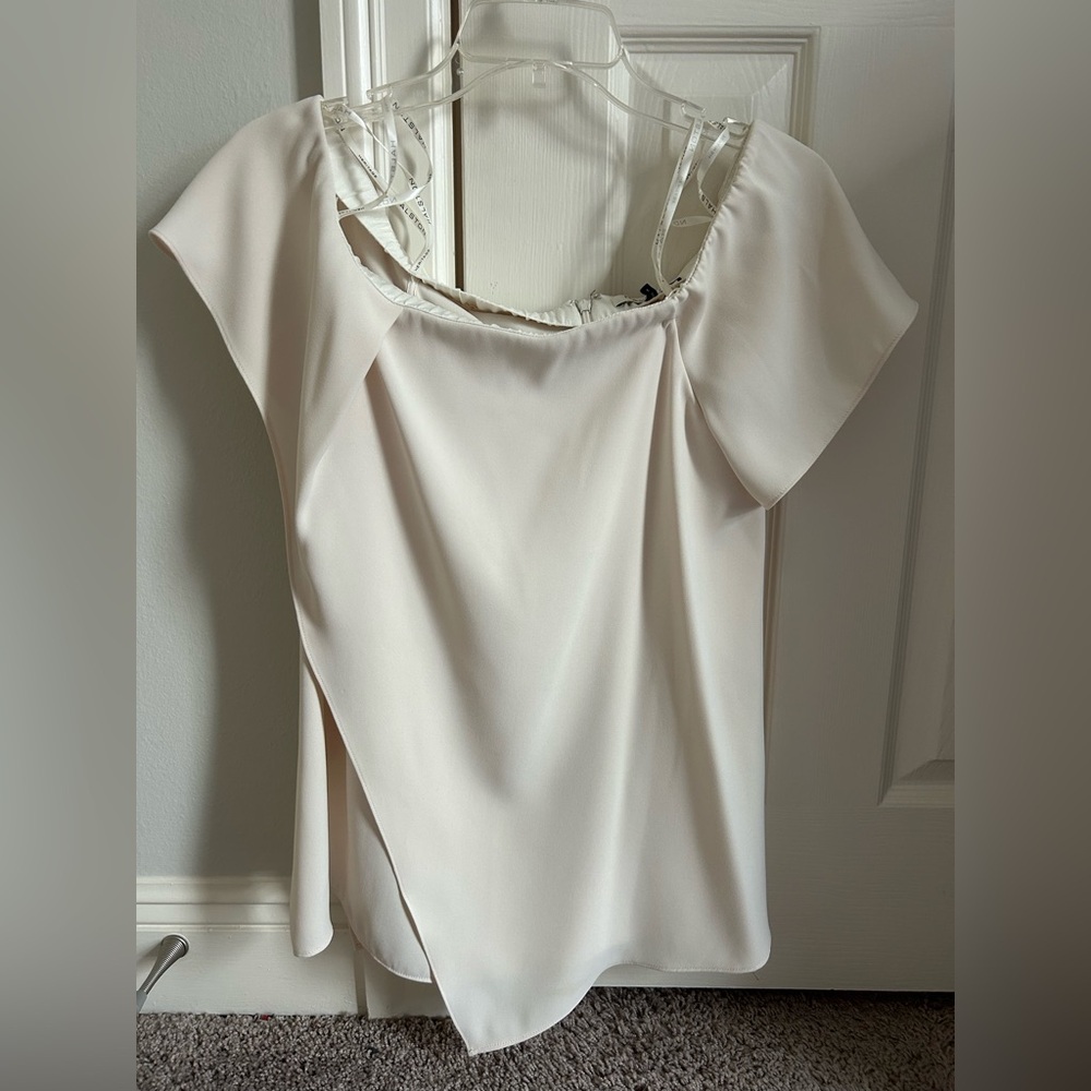 Halston Heritage Cream Blouse